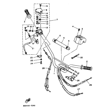 STEERING HANDLE CABLE