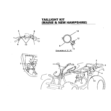 TAILLIGHT KIT (MAIN & NEW HAMPSHIRE)