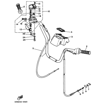 STEERING HANDLE - CABLE