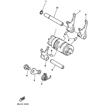 SHIFT CAM SHIFT FORK