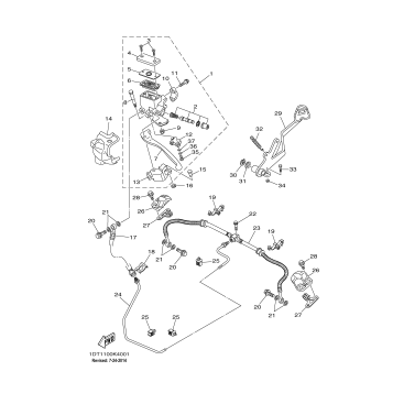 REAR MASTER CYLINDER