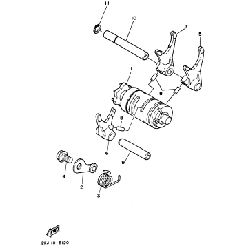 SHIFT CAM SHIFT FORK