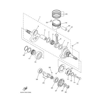 CRANKSHAFT & PISTON