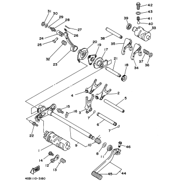 SHIFT CAM SHIFT FORK
