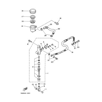 REAR MASTER CYLINDER