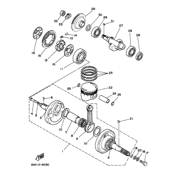 CRANKSHAFT PISTON