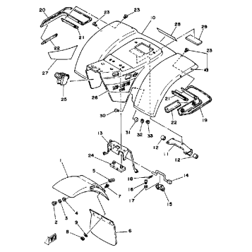 FRONT FENDER - REAR FENDER