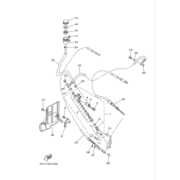 REAR MASTER CYLINDER