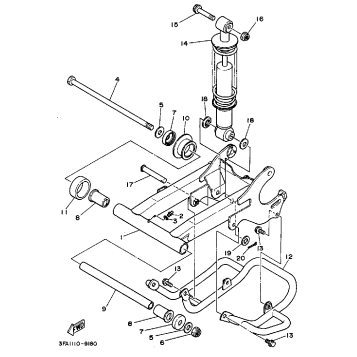 SWING ARM - REAR SHOCKS