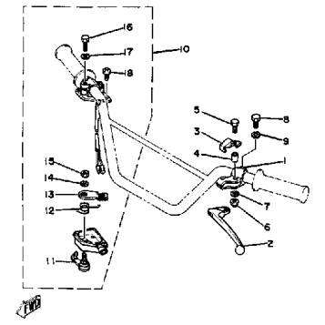HANDLE SWITCH - LEVER YT125J