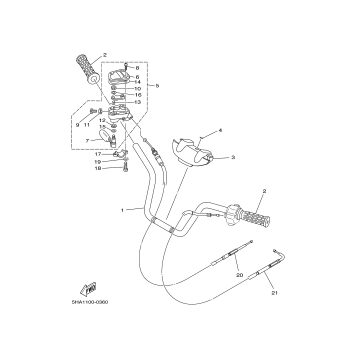 STEERING HANDLE CABLE