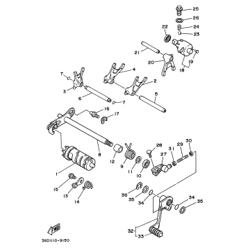 SHIFT CAM SHIFT FORK