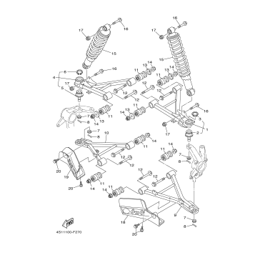 FRONT SUSPENSION & WHEEL