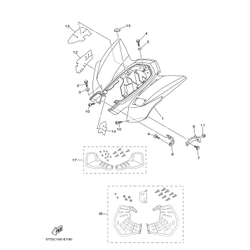 REAR FENDER FOOTWELLS
