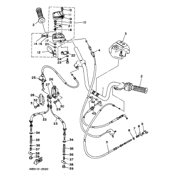 STEERING HANDLE CABLE