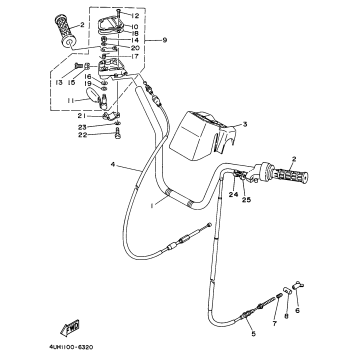 STEERING HANDLE CABLE