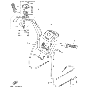 STEERING HANDLE CABLE