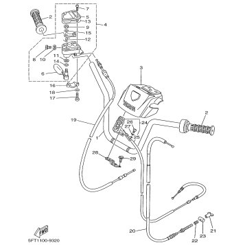 STEERING HANDLE CABLE