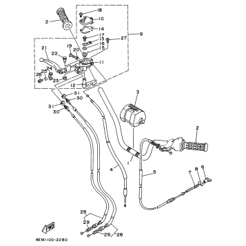 STEERING HANDLE - CABLE