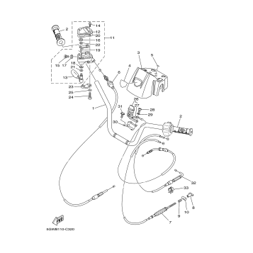 STEERING HANDLE CABLE
