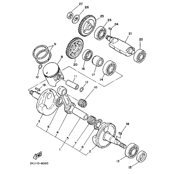 CRANKSHAFT PISTON