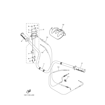 STEERING HANDLE CABLE