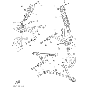 FRONT SUSPENSION WHEEL