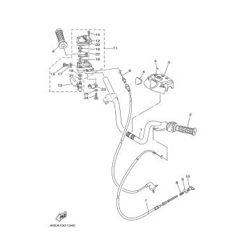 STEERING HANDLE CABLE