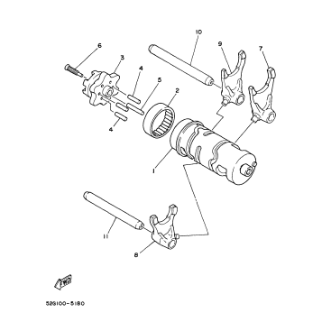 SHIFT CAM SHIFT FORK
