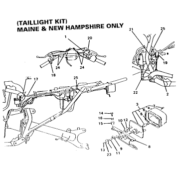 MAINE & NEW HAMPSHIRE TAILLIGHT KIT