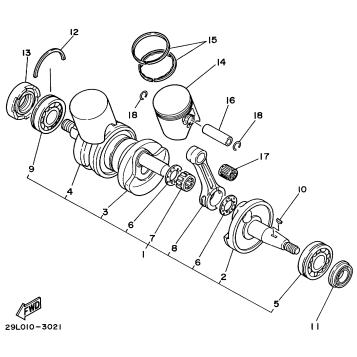 CRANKSHAFT - PISTON