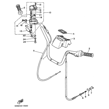 STEERING HANDLE - CABLE