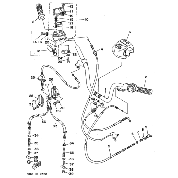 STEERING HANDLE - CABLE