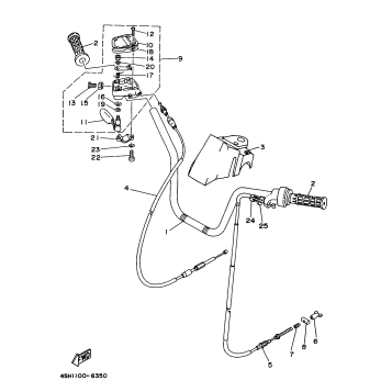 STEERING HANDLE CABLE