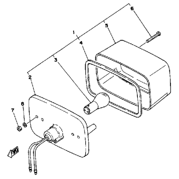 TAILLIGHT YT125G - H