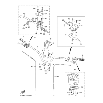 STEERING HANDLE CABLE