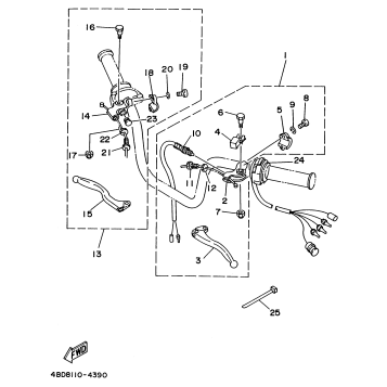 HANDLE SWITCH - LEVER