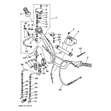 STEERING HANDLE CABLE