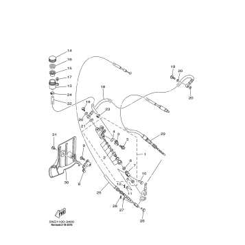 REAR MASTER CYLINDER