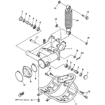 SWING ARM-REAR SHOCK