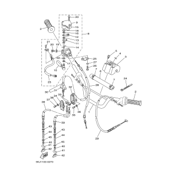STEERING HANDLE CABLE