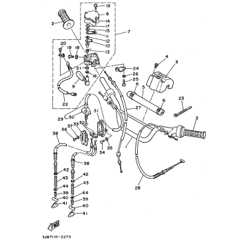 STEERING HANDLE CABLE