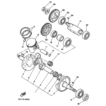 CRANKSHAFT PISTON