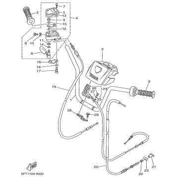 STEERING HANDLE CABLE