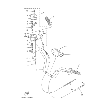 STEERING HANDLE CABLE