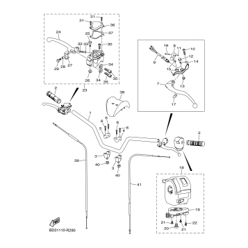 STEERING HANDLE CABLE