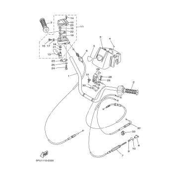 STEERING HANDLE CABLE