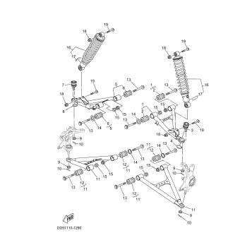 FRONT SUSPENSION & WHEEL