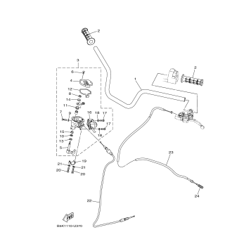 STEERING HANDLE CABLE