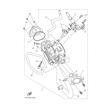 THROTTLE BODY ASSY 1